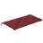 vidaXL - Coussin de chaise Rouge (100x50cm)
