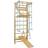 vidaXL Indoor Climbing Playset with Ladders Rings Slide Wood