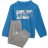 adidas Infant Essentials Sweatshirt & Pants - Bright Blue/White (HF1910)