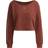 Adidas Women's Originals 2000 Luxe Slouchy Crew Sweatshirt - Earth Brown