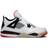 Nike Air Jordan 4 Retro PS - White/Black-Bright Crimson-Pale Citron