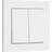 Malmbergs Optima Euro Afbryder dobbelt korrespondance hvid, 84x84mm