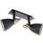 Eglo Coswarth Loftlampe Med 2xE27 I Sort Og Træ Spotlight