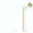 Sky Furniture Dennis Golvlampa 156cm