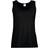 Universal Textiles Women's Value Fitted Sleeveless Vest - Jet Black