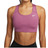 Nike Dri-FIT Swoosh Medium-Support Non-Padded Sports Bra - Light Bordeaux/White