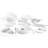 Luminarc Zelie Spisestel 42stk