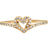 Pandora Wish Sparkling Heart Ring - Gold/Transparent