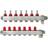 Danfoss gulvvarmemanifold 7 7 SSM med flowmeter