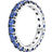 Pandora Sparkling Row Eternity Ring - Silver/Blue