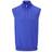 Oscar Jacobson Bob Pin Cotton Zip Slipover - Royal Blue