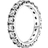 Pandora Sparkling Row Eternity Ring - Silver/Transparent