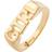 Maria Black Girl Ring - Gold