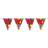 Folat Balloon Design Bunting No 80th Birthday, 10 metres Long