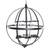 Dkd Home Decor Lyseholder Sort Metal Krystal (60 x 60 x 73 cm) Fyrfadsstage
