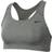 Nike Dri-FIT Swoosh Medium-Support Non-Padded Sports Bra - Smoke Grey/Heather/Black