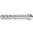 Kiotos Ribbed Double-ended Steel Dildo 19cm