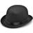 Bristol Novelty Vuxna Black Felt Bowler Hat