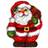 Orchidea Orchidea Latch Hook Kit: Cushion: Shaped: Santa, Multi, 35 x 46cm