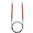 Knitpro Zing Rundpinde Aluminium 120cm 5,00mm 47.2in US8 Ruby