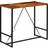 vidaXL massivt genbrugstræ Barbord 60x120cm