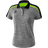 Erima Liga 2.0 Polo Shirt Women - Grey Marl/Black/Green Gecko