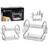 BigBuy Home Silvery Diskställ 25cm