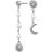 Maanesten Sunniva Earrings - Silver/Pearl/Labradorite