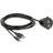 DeLock USB A/3.5mm-USB A/3.5mm Adapter M-F 2m