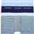 Calvin Klein Cotton Stretch Low Rise Trunks 3-pack - Hortensia Blue/Stripe/Purple Fuss