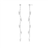 Julie Sandlau Tree of Life Chain Earrings - Silver/Transparent
