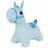 Tootiny blue cardboard horse jumper