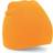 Beechfield Plain Basic Knitted Winter Beanie Hat - Fluorescent Orange