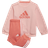 adidas Infant Badge of Sport Jogger Set - Glow Pink/Semi Turbo (HF1959)