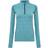 Tridri Seamless 3D Fit Multi Sport Performance Zip Top Women - Turquoise