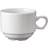 Churchill Plain Whiteware Stacking Nova Tea Cup 21.2cl 24pcs