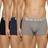 Diesel All Timers Damien Boxer Trunks 3-pack - Navy/Grey