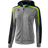 Erima Liga 2.0 Training Jacket with Hood Women - Grey Marl/Black/Green Gecko