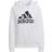 Adidas Women's Essentials Relaxed Logo Hoodie - White/Black