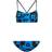 adidas Women's Logo Graphic Bikini Set - Blue Rush/Black