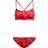 Adidas Women's Logo Graphic Bikini Set - Semi Turbo/Vivid Red