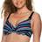 Wiki Alicante Full Cup Bikini Top - Black Striped