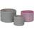 Dkd Home Decor Kurvesæt polypropylen (3 pcs) (27 x 27 x 17 cm) Kurv