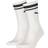 Puma Unisex Crew Heritage Stripe Socks 2-pack - White