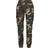 Urban Classics High Waist Camo Cargo Pants - Camo Green