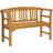 vidaXL 316497 Garden Bench 114 cm Solid Acacia Wood Havebænk