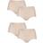 Sloggi Basic + Maxi Briefs 4-pack - Skin