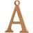 Creativ Company Bogstav Å, H: 8 cm, tykkelse 1,5 cm, MDF, 1stk