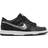 NIKE Dunk Low GS - Black/Iron Grey/White/Chrome