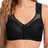 Miss Mary Cotton Ease Front-Closure Bra - Black